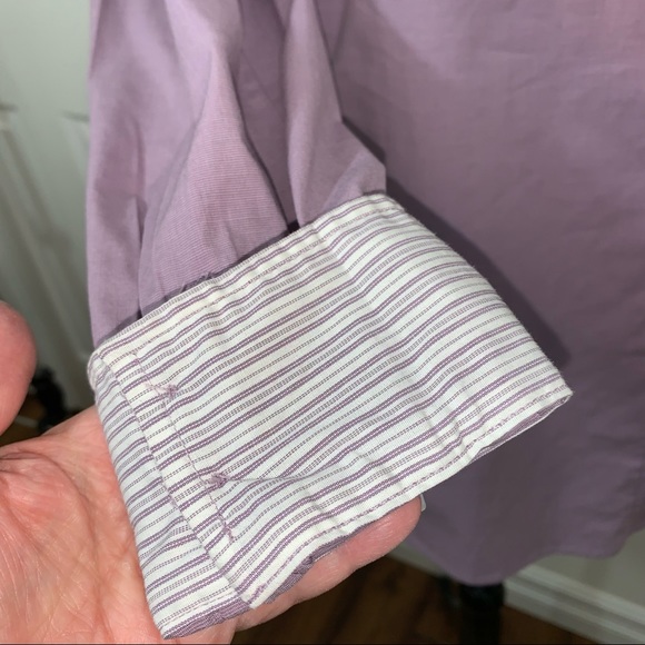 Blouse with pinstripe detailing on inner cuff - Picture 10 of 13